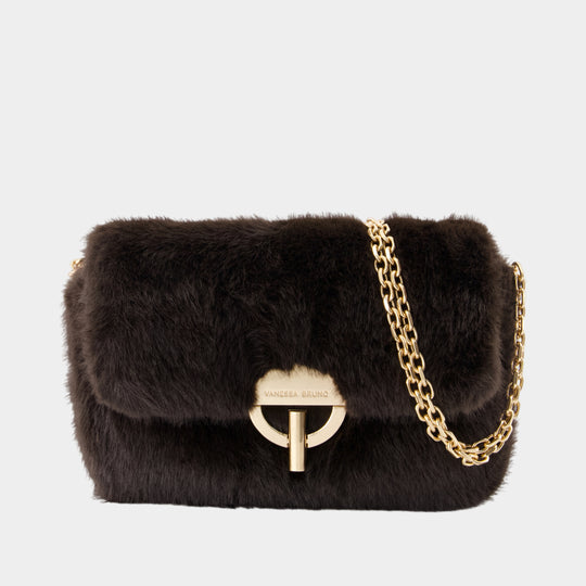 Sac Porté Épaule Moon Moyen - Vanessa Bruno - Synthétique - Marron