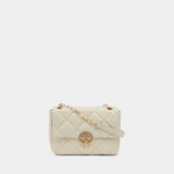 Sac Porté Épaule Grand Moon - Vanessa Bruno - Cuir - Beige
