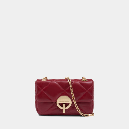 Sac Porté Épaule Nano Moon - Vanessa Bruno - Cuir - Rouge