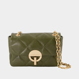 Sac À Bandoulière Moon Moyen - Vanessa Bruno - Cuir - Vert