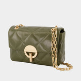 Sac À Bandoulière Moon Moyen - Vanessa Bruno - Cuir - Vert