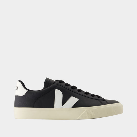 Sneakers Campo en Cuir Chromefree Noir et Blanc
