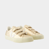 Sneakers Recife Logo - Veja - Cuir - Doré