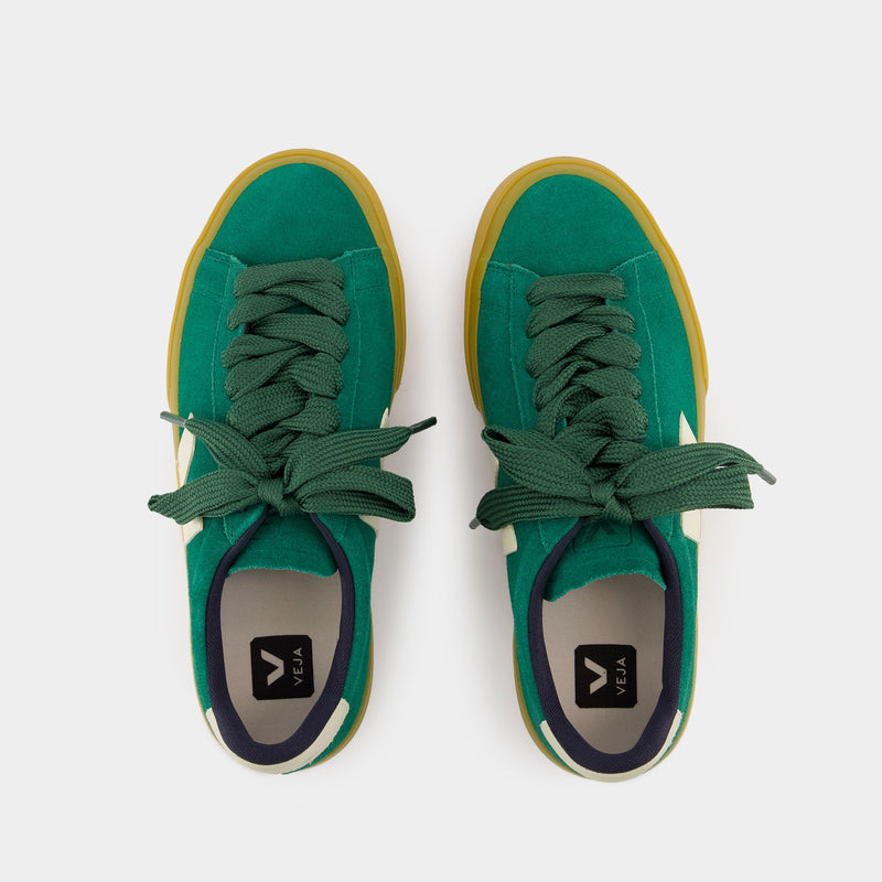 Sneakers Campo Bold - Veja - Cuir - Vert