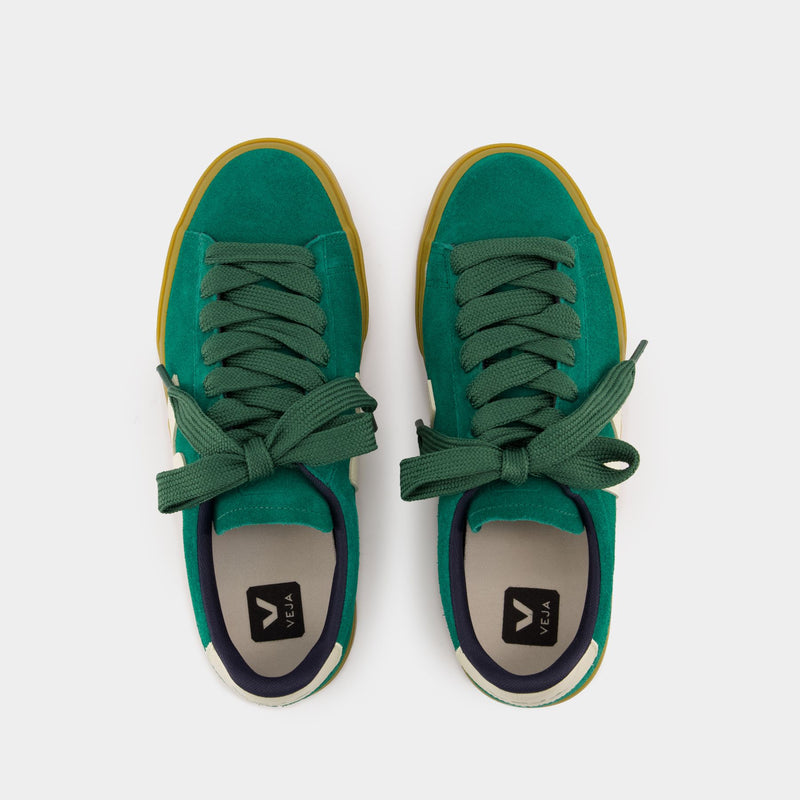 Sneakers Campo Bold - Veja - Cuir - Vert