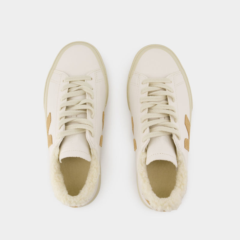 Sneakers Campo Winter - Veja - Cuir - Blanc