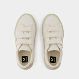 Sneakers Recife Logo - Veja - Cuir - Extra Blanc