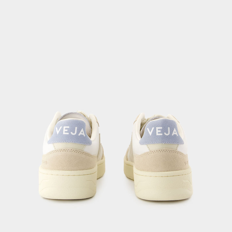 Sneakers V-90 - Veja - Cuir - Extra Blanc