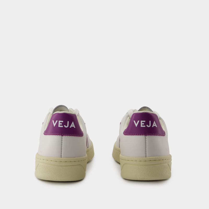 Sneakers V-12 - Veja - Cuir - Blanc Cosmos