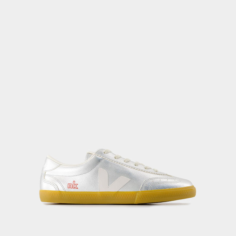 Sneakers Volley - Veja x NK - Cuir - Argenté