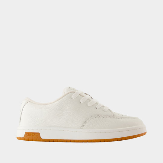 Dome Low Top Sneakers - Kenzo - Cuir - Blanc