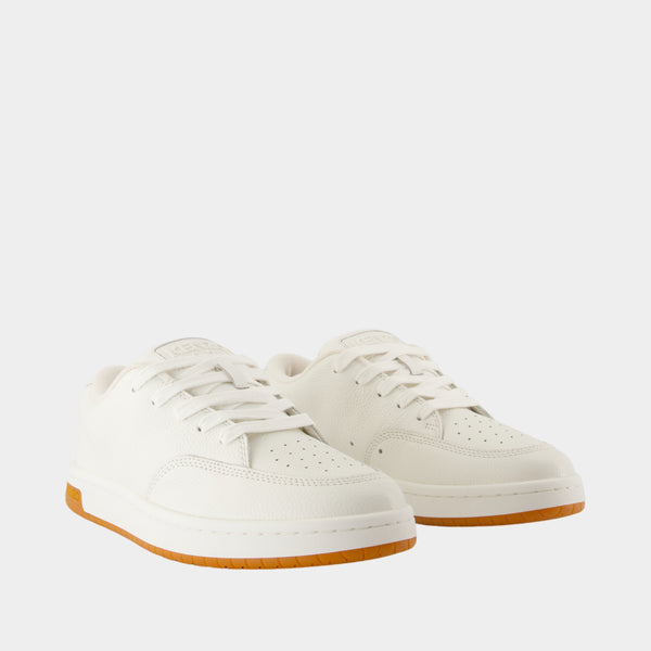 Dome Low Top Sneakers - Kenzo - Cuir - Blanc