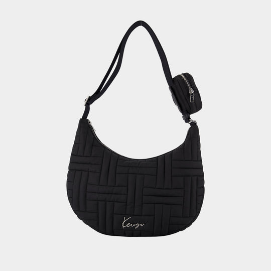 Sac À Bandoulière Crossbody Bag - Kenzo - Nylon - Noir