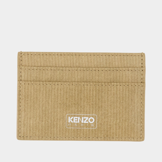 Porte-Carte - Kenzo - Cuir - Beige