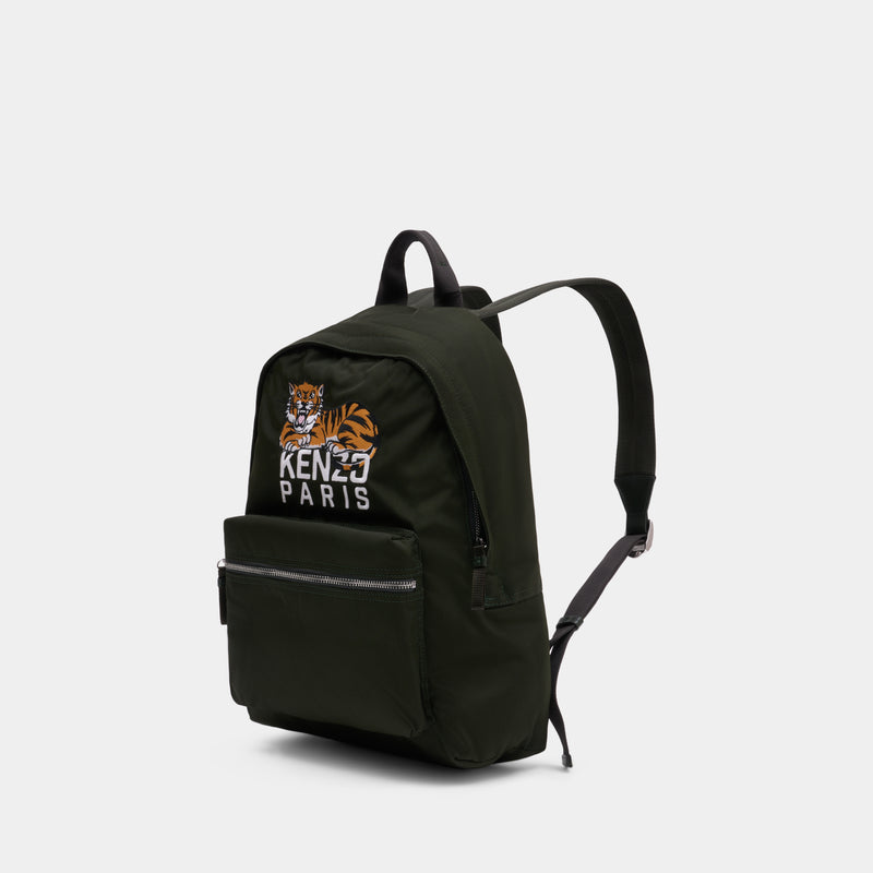 Sac À Dos - Kenzo - Synthétique - Kaki