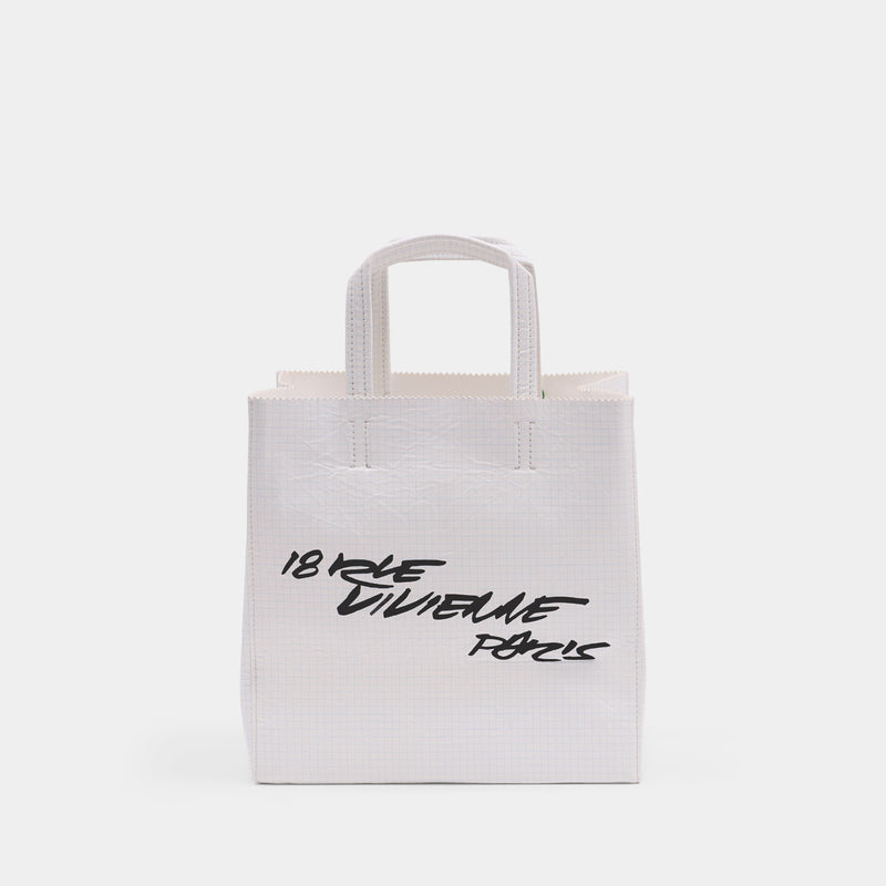 Cabas Small - Kenzo - Cuir - Blanc