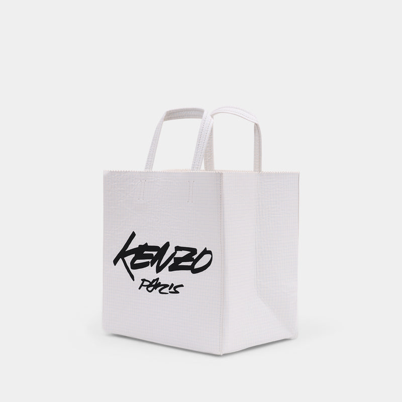 Cabas Small - Kenzo - Cuir - Blanc