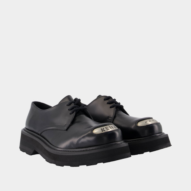 New Kenzo Smile Derbies - Kenzo - Cuir - Noir