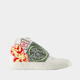 Sneakers Hoshi High Top Vulcanized - Kenzo - Coton - Multi