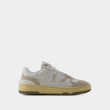 Sneakers Tennis Low Top - Lanvin - Cuir - Blanc