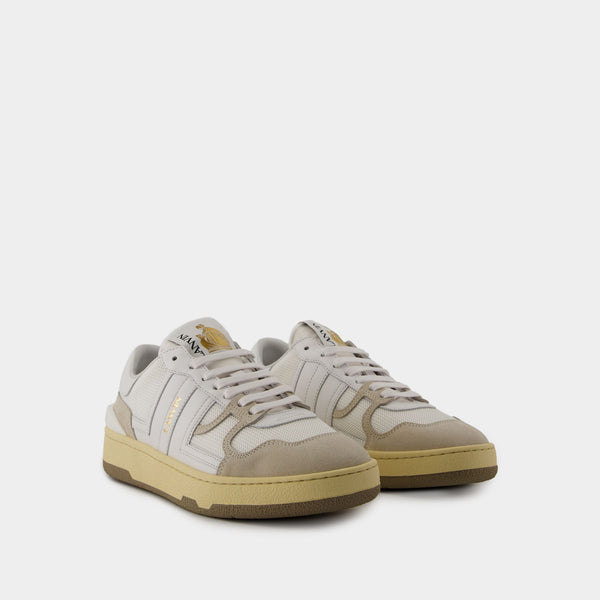 Sneakers Tennis Low Top - Lanvin - Cuir - Gris