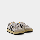 Sneakers Clay Low Top - Lanvin - Cuir - Blanc/Noir