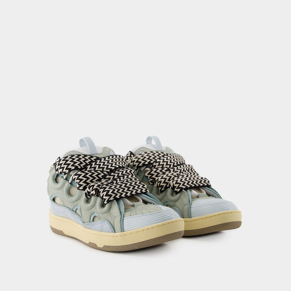 Sneakers Curb - Lanvin - Cuir - Bleu