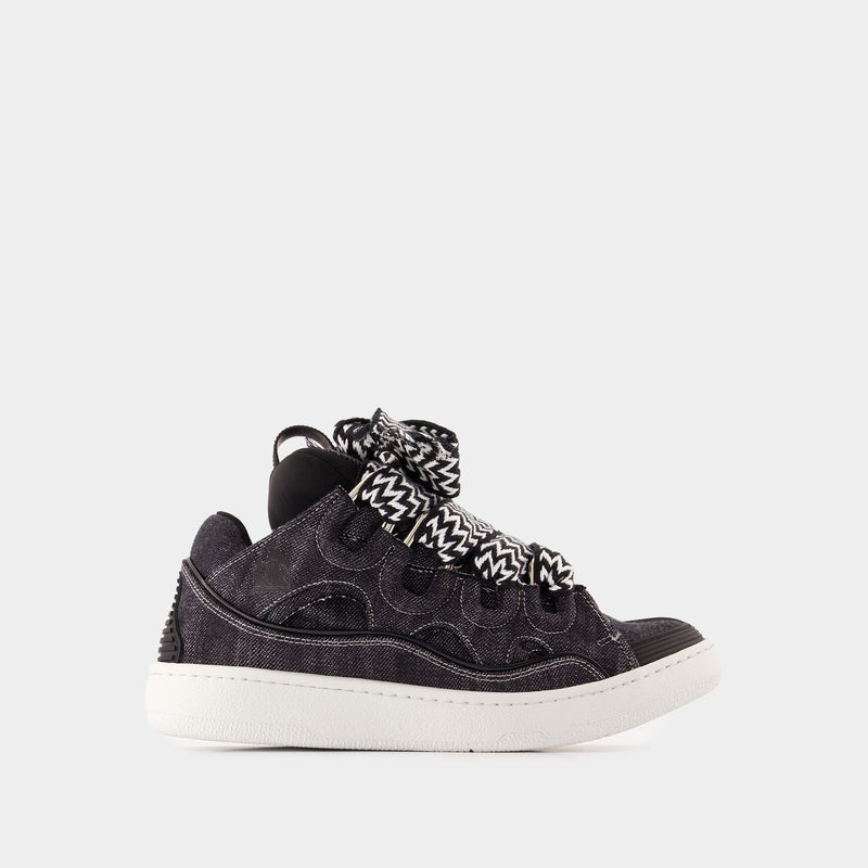 Sneakers Curb - Lanvin - Coton - Noir