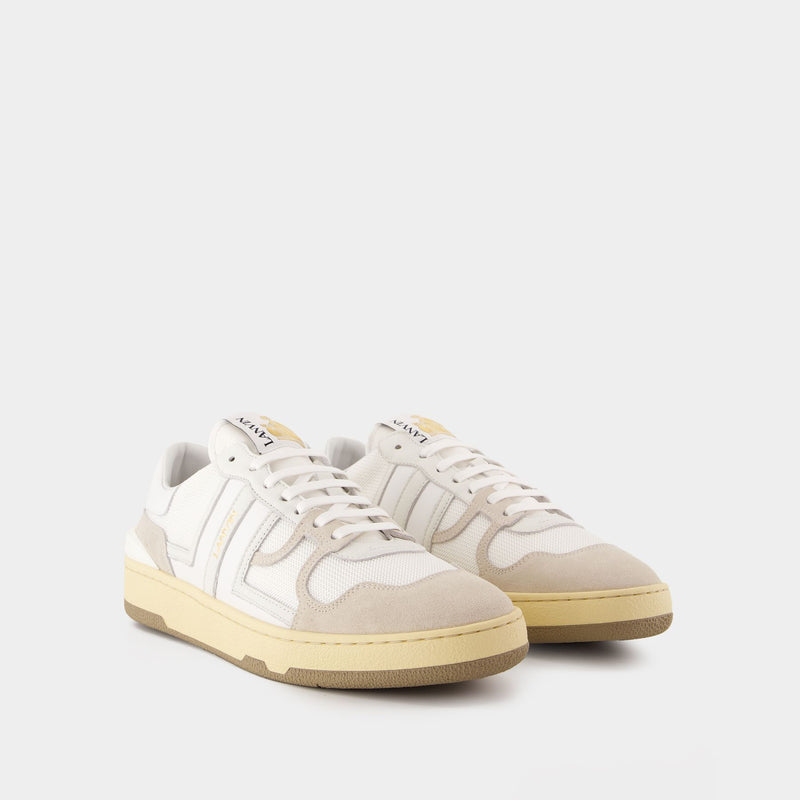 Sneakers Clay - Lanvin - Cuir - Blanc