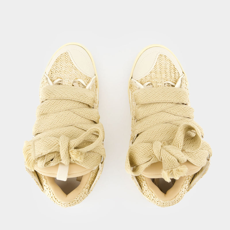 Sneakers Curb - Lanvin - Synthétique - Beige