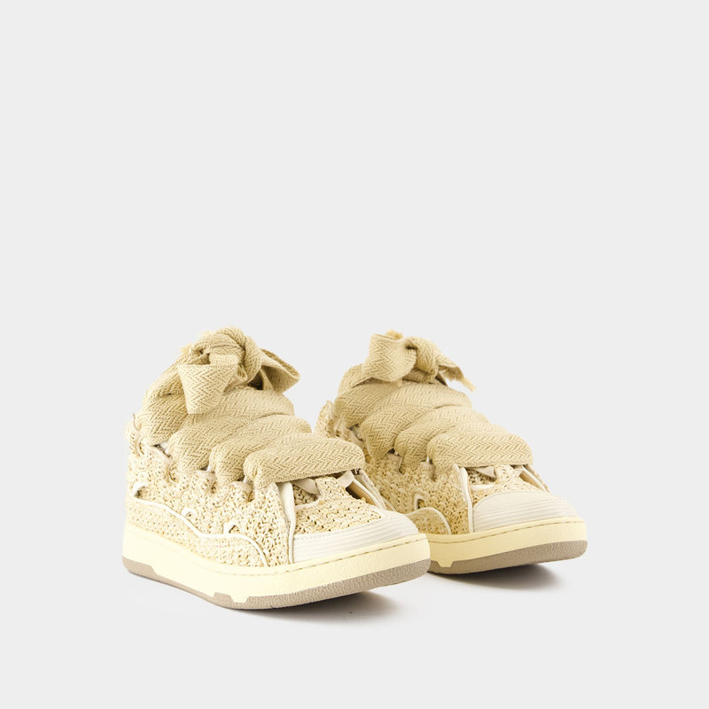 Sneakers Curb - Lanvin - Synthétique - Beige