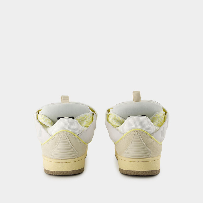Sneakers Curb - Lanvin - Cuir - Blanc