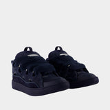 Sneakers Curb - Lanvin - Cuir - Bleu