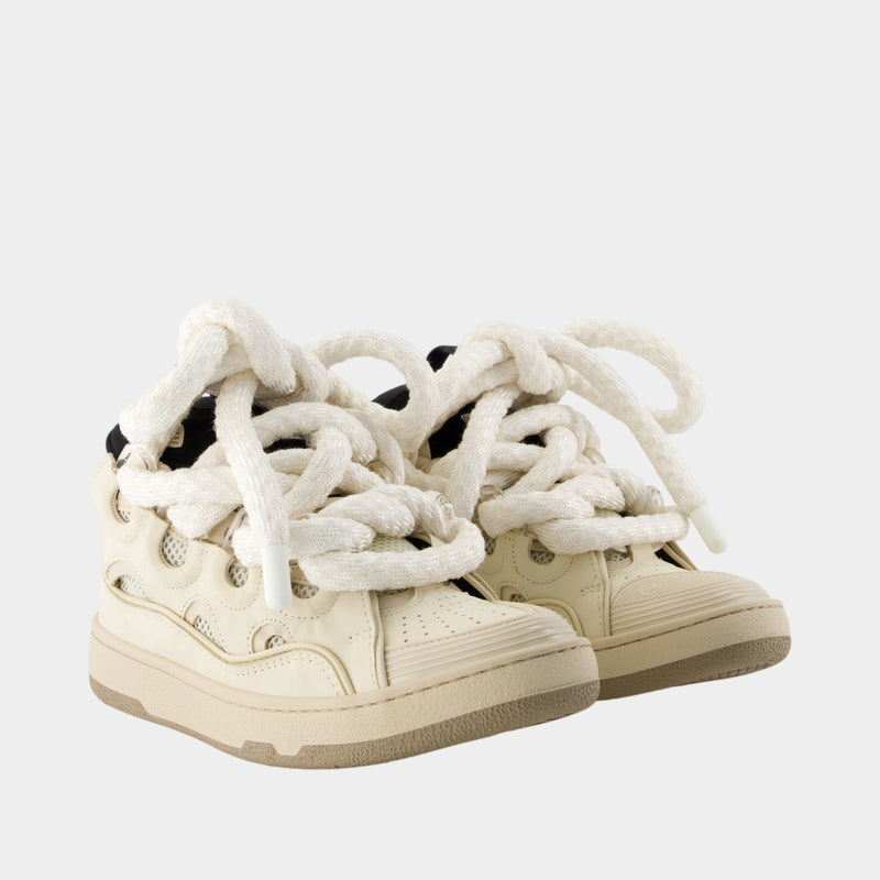 Sneakers Curb - Lanvin - Cuir - Beige