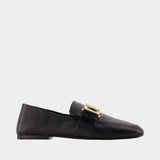 Mocassins Mere Et L'enfant - Lanvin - Cuir - Noir