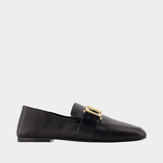 Mocassins Mere Et L'enfant - Lanvin - Cuir - Noir
