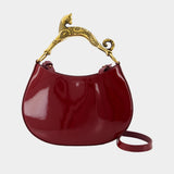 Sac À Bandoulière Pm Poignee Chat - Lanvin - Cuir - Rouge