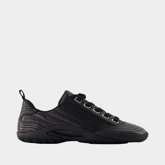 Sneakers New Soccer Lace Up - Lanvin - Cuir - Noir