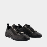 Sneakers New Soccer Lace Up - Lanvin - Cuir - Noir