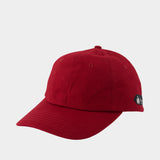 Casquette Etiquette - Lanvin - Coton - Rouge