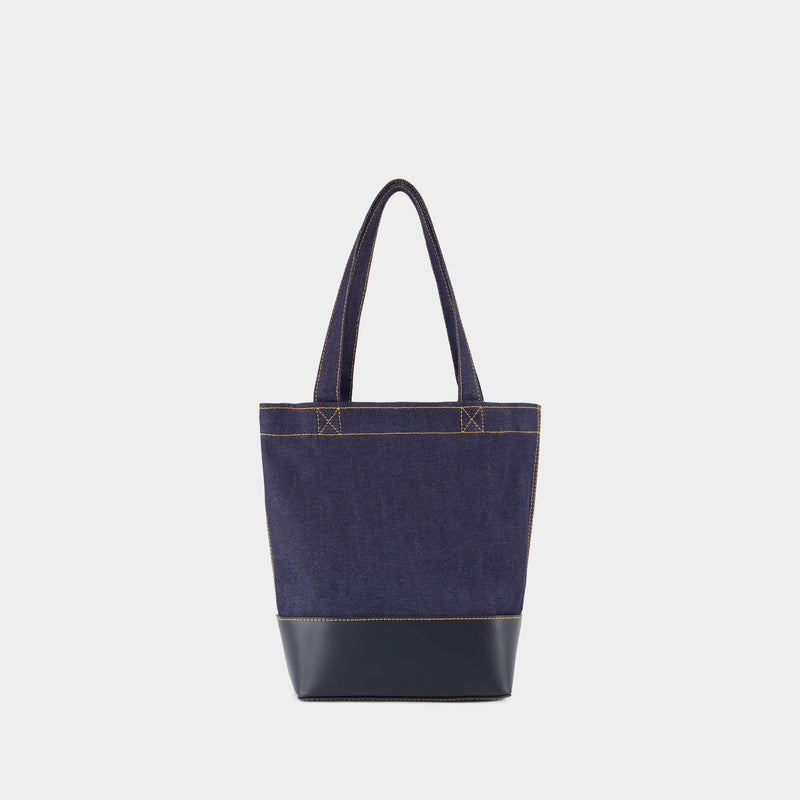 Cabas Axel Small - A.P.C. - Coton - Bleu