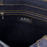 Cabas Axel Small - A.P.C. - Coton - Bleu