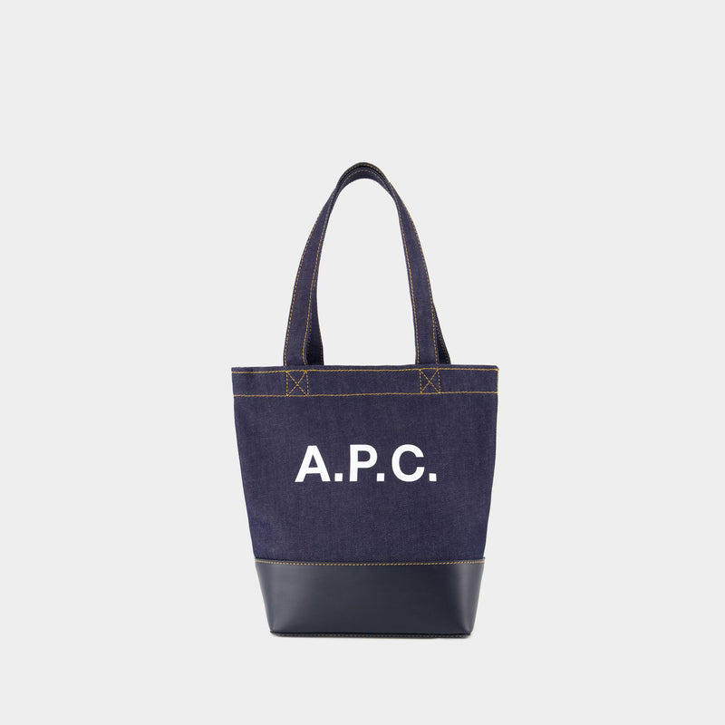 Cabas Axel Small - A.P.C. - Coton - Bleu