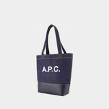 Cabas Axel Small - A.P.C. - Coton - Bleu