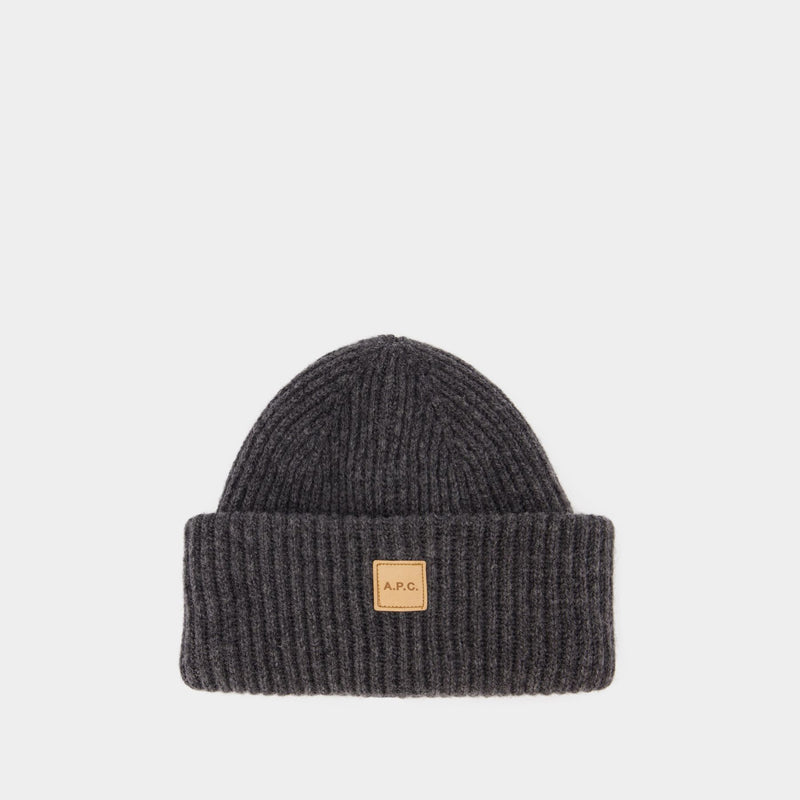 Bonnet Michelle - A.P.C. - Laine - Gris Anthracite