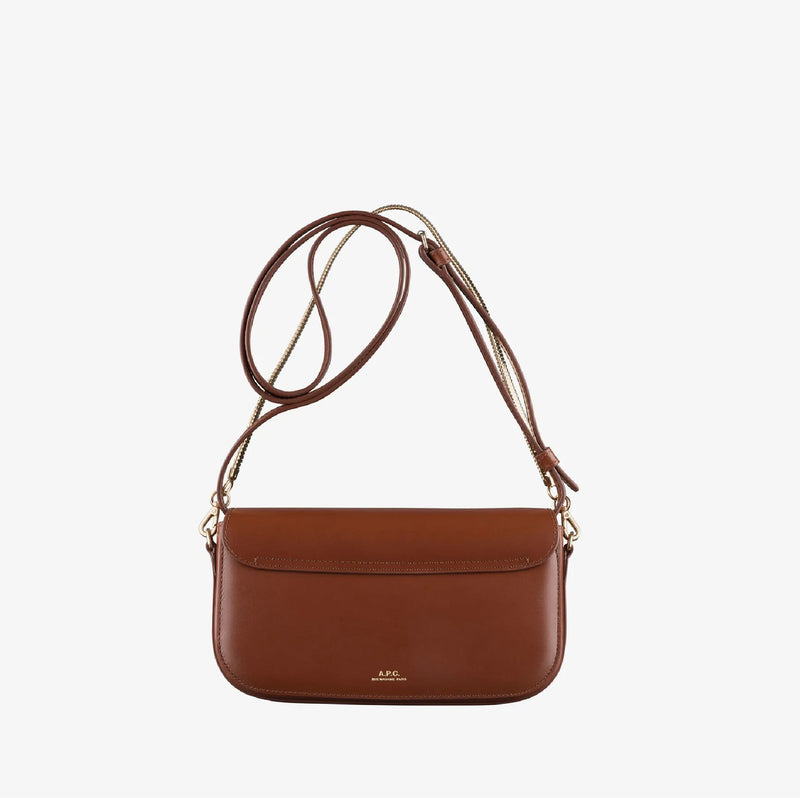 Pochette Grace Chaine - A.P.C. - Cuir - Marron