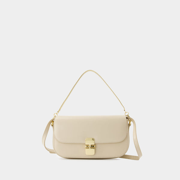 Sac À Bandoulière Grace - A.P.C. - Cuir - Beige