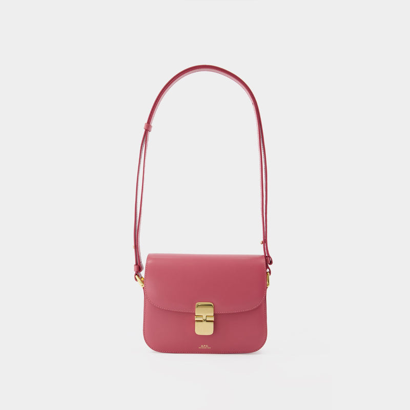 Sac À Bandoulière Grace Small - A.P.C. - Cuir - Rose