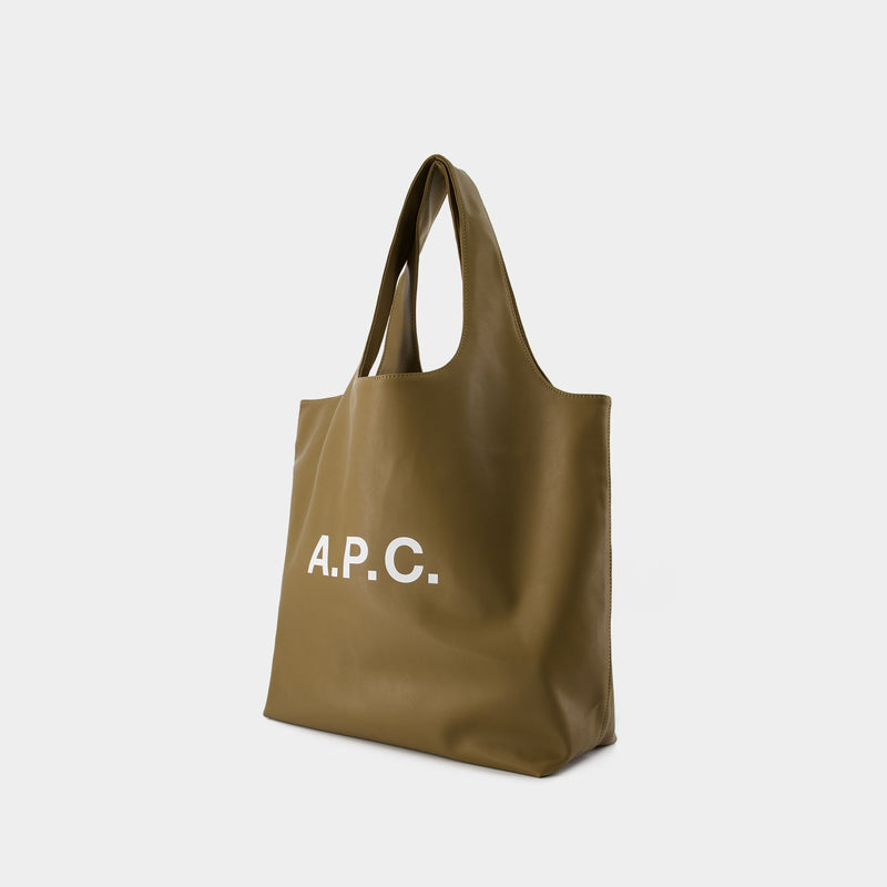 Tote Bag Ninon - A.P.C. - Cuir Synthétique - Kaki