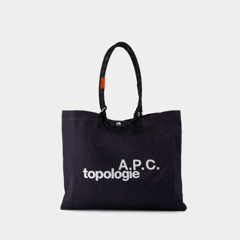 Cabas Topologie - A.P.C. - Coton - Noir